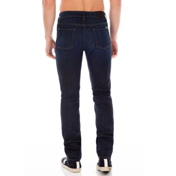 30x28 Fidelity Torino Slim Mens Denim New Calvary Dark Blue Wash - Picture 5 of 14